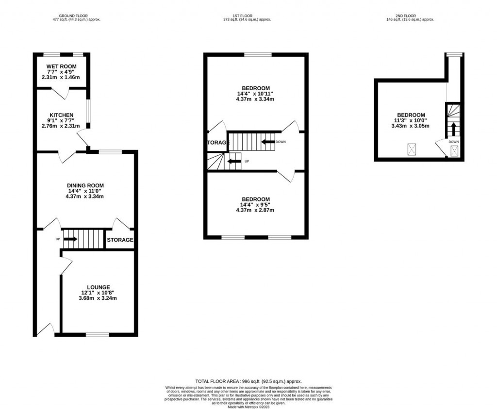 Floorplans For Oxford Street, Kettering