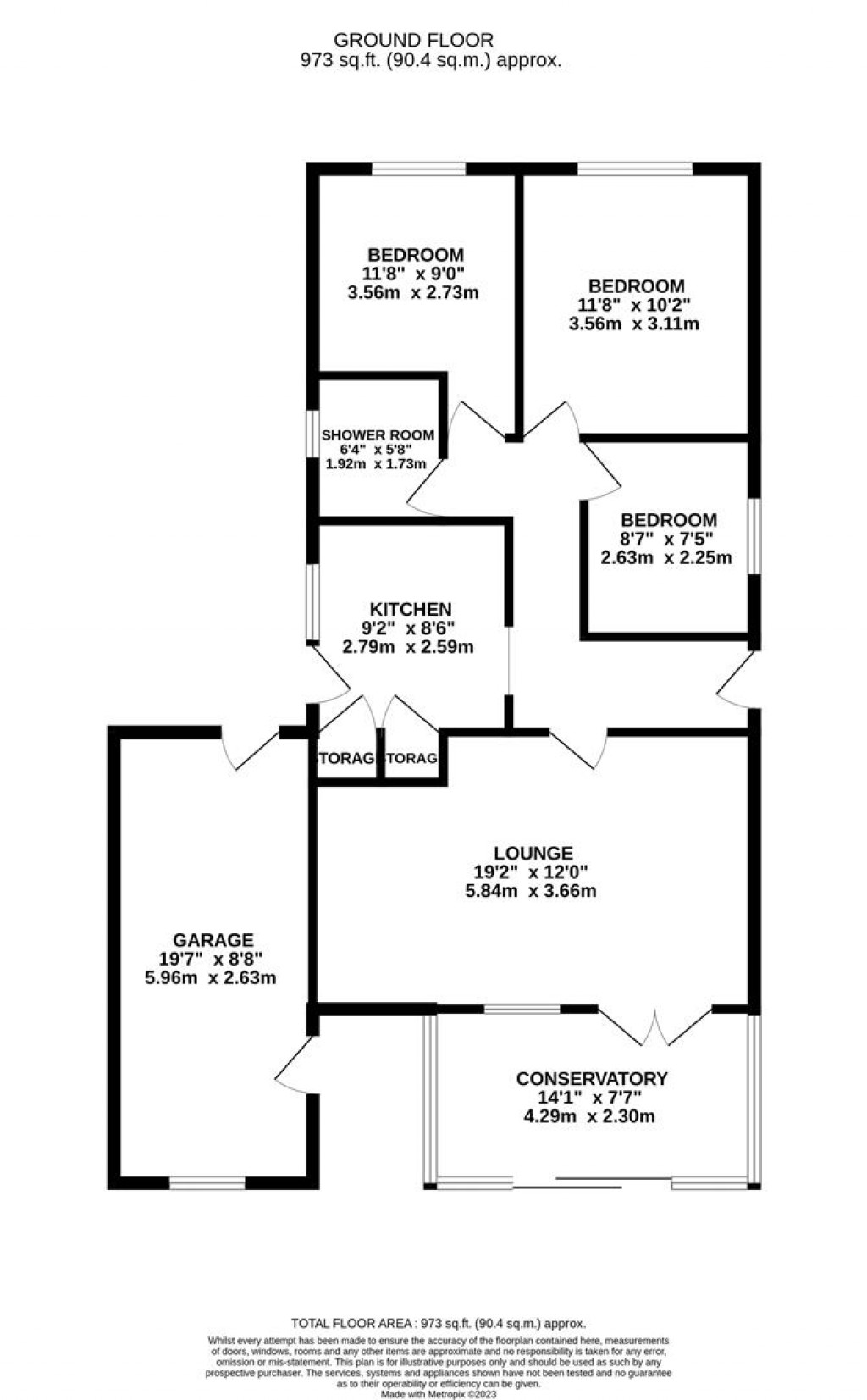 Floorplans For Cromwell Crescent, Market Harborough