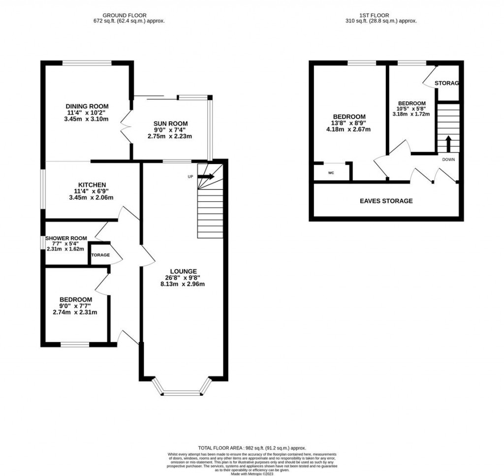 Floorplans For Hammond Way, Market Harborough