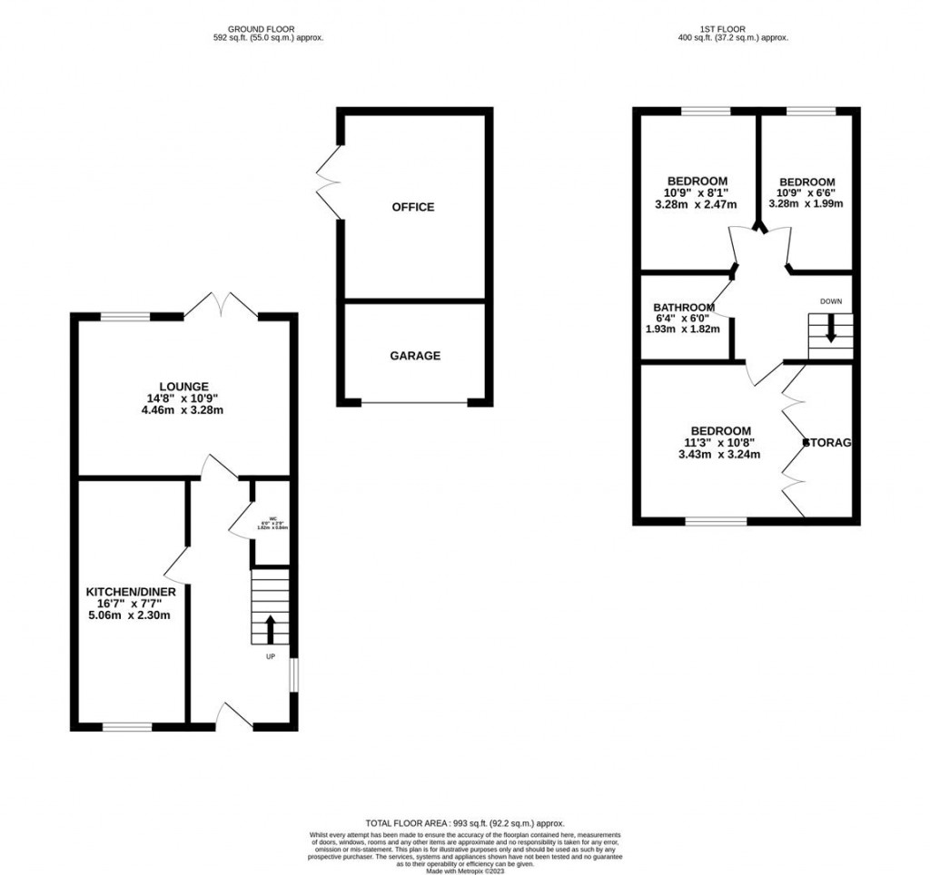 Floorplans For Elton Street, Priors Hall Park