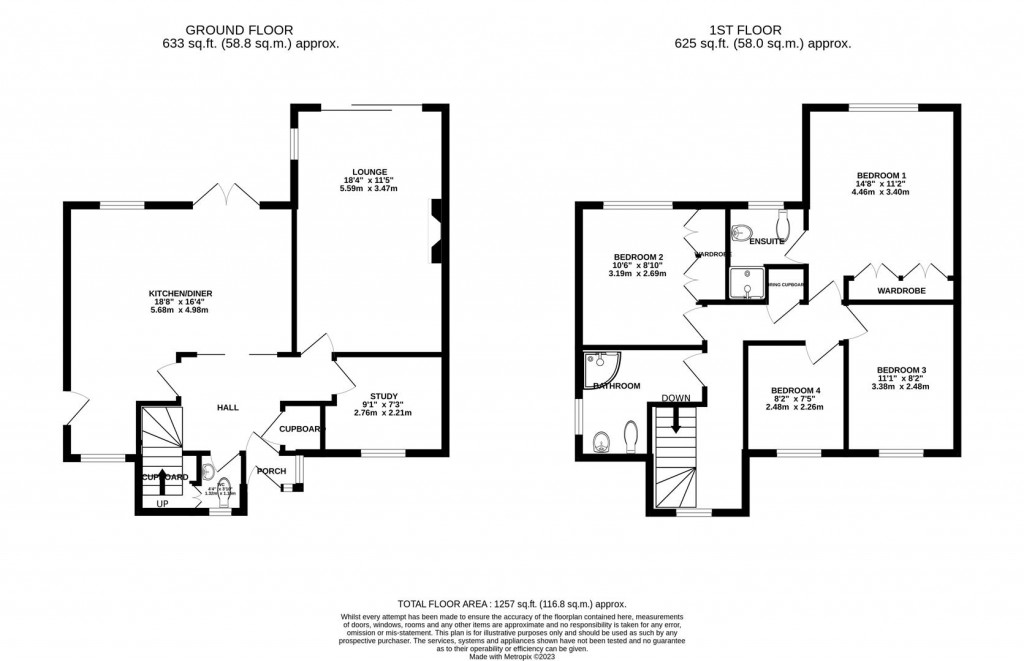 Floorplans For Ostlers Way, Kettering