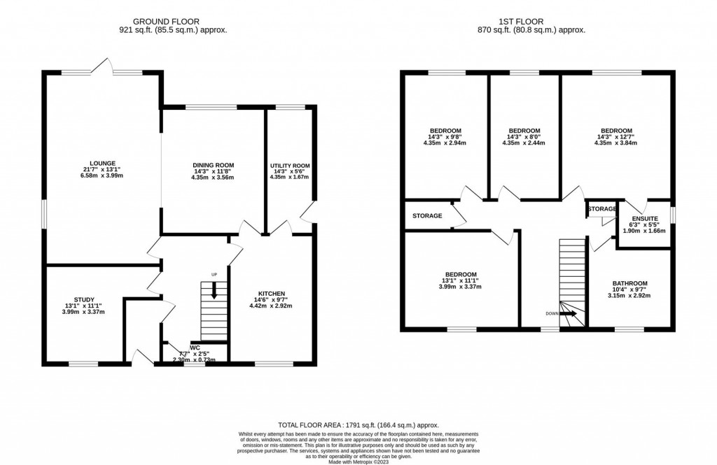 Floorplans For Main Street, Great Bowden, Market Harborough