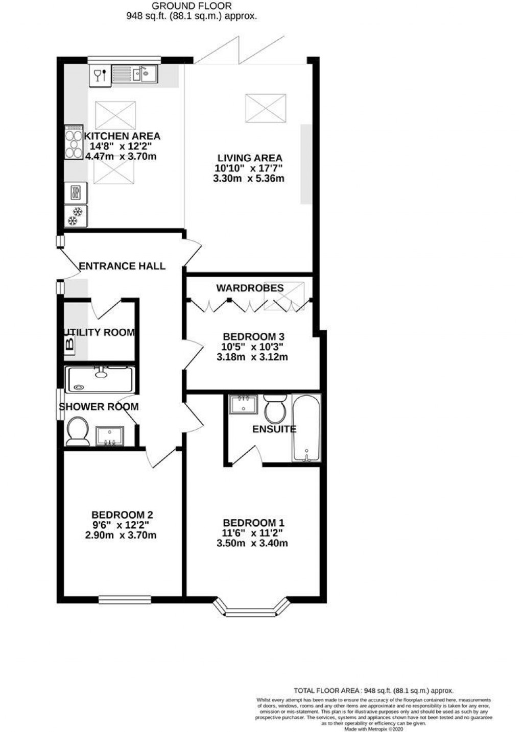 Floorplans For Polwell Lane, Barton Seagrave, Kettering