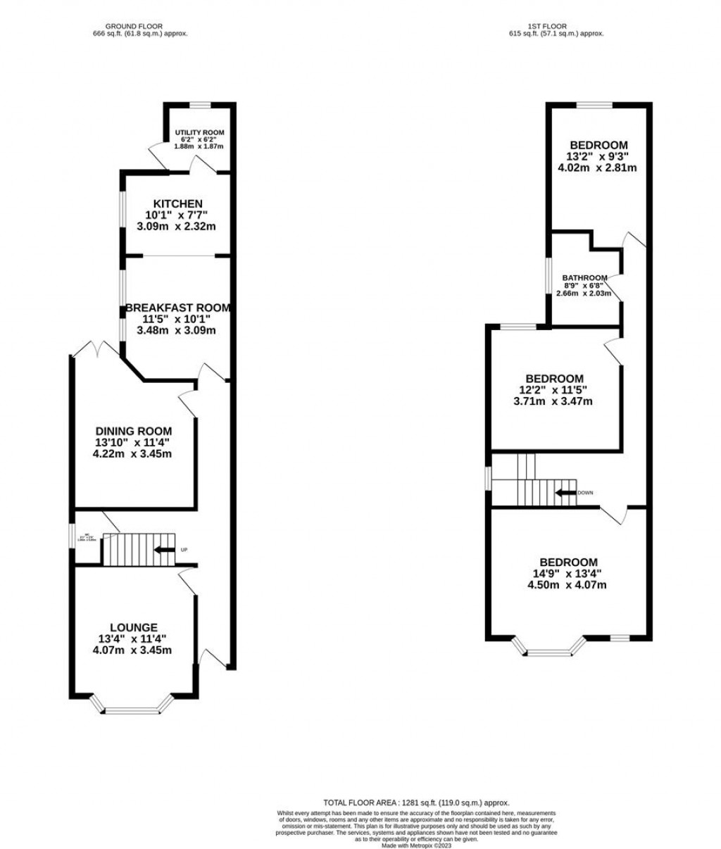 Floorplans For Kingsley Avenue, Kettering
