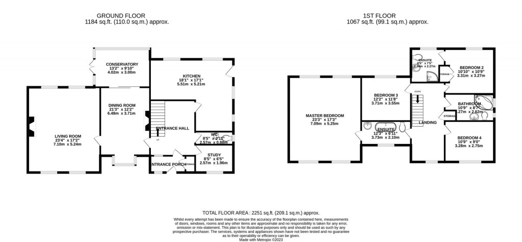 Floorplans For Watermill Close, Desborough