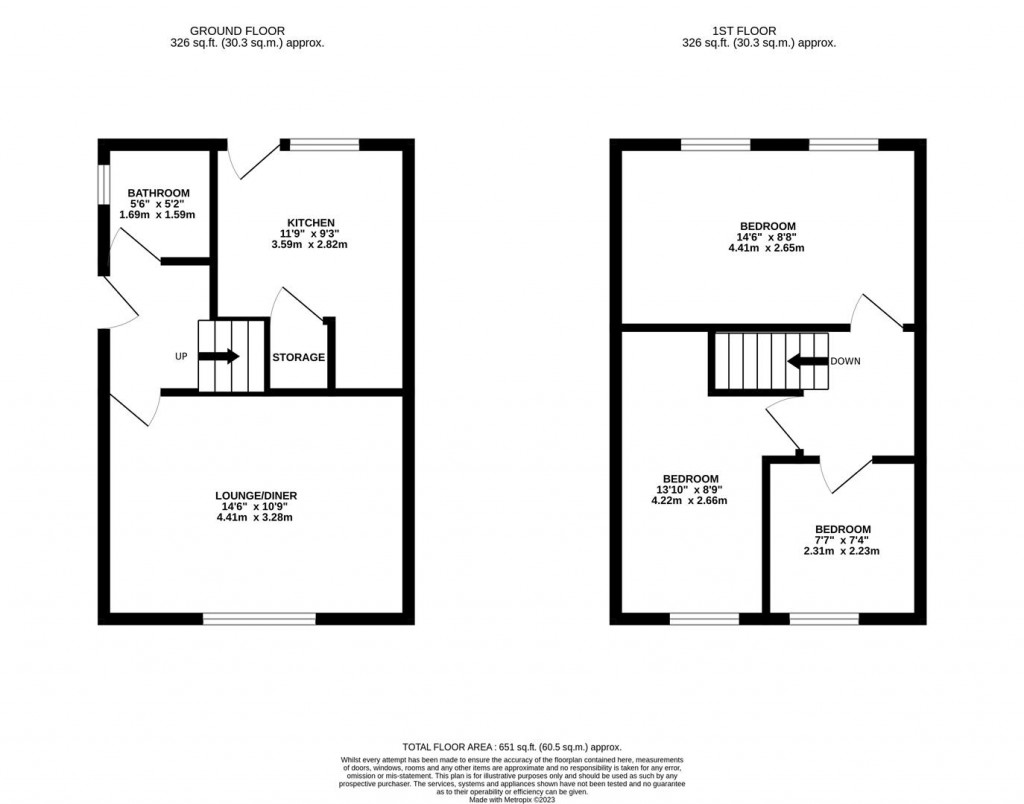 Floorplans For Studfall Avenue, Corby