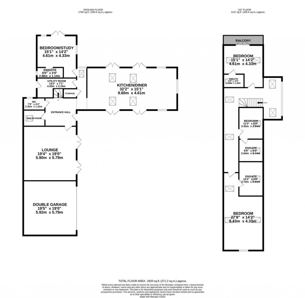 Floorplans For Thrapston Road, Bythorn, Huntingdon