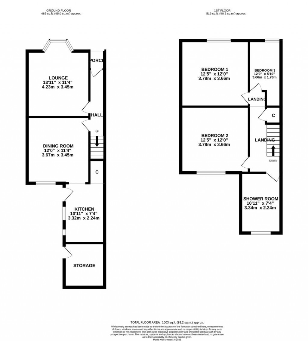 Floorplans For Alexandra Street, Burton Latimer, Kettering
