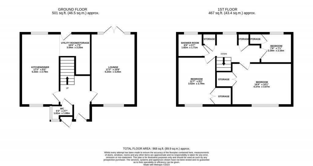 Floorplans For Lismore Walk, Corby