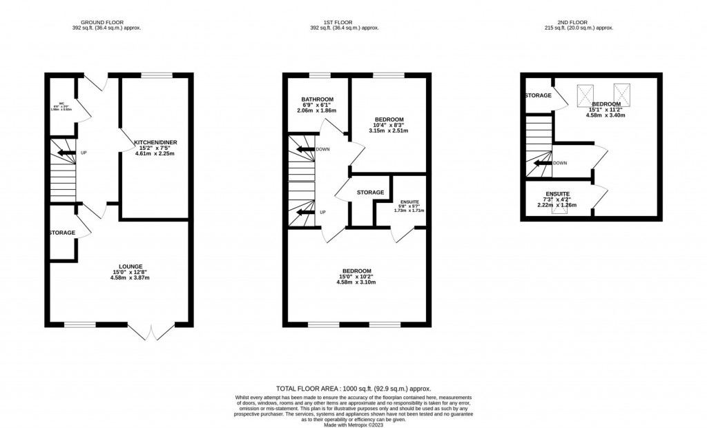 Floorplans For Glebe Road, Boughton, Northampton