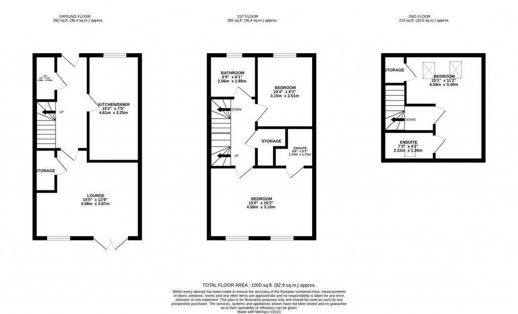 Floorplans For Glebe Road, Boughton, Northampton