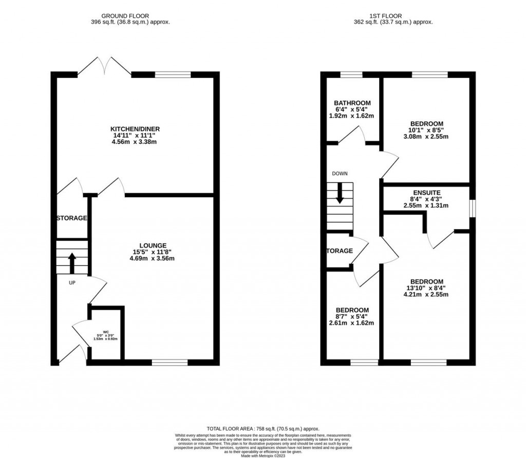 Floorplans For Michaels Drive, Priors Hall, Corby