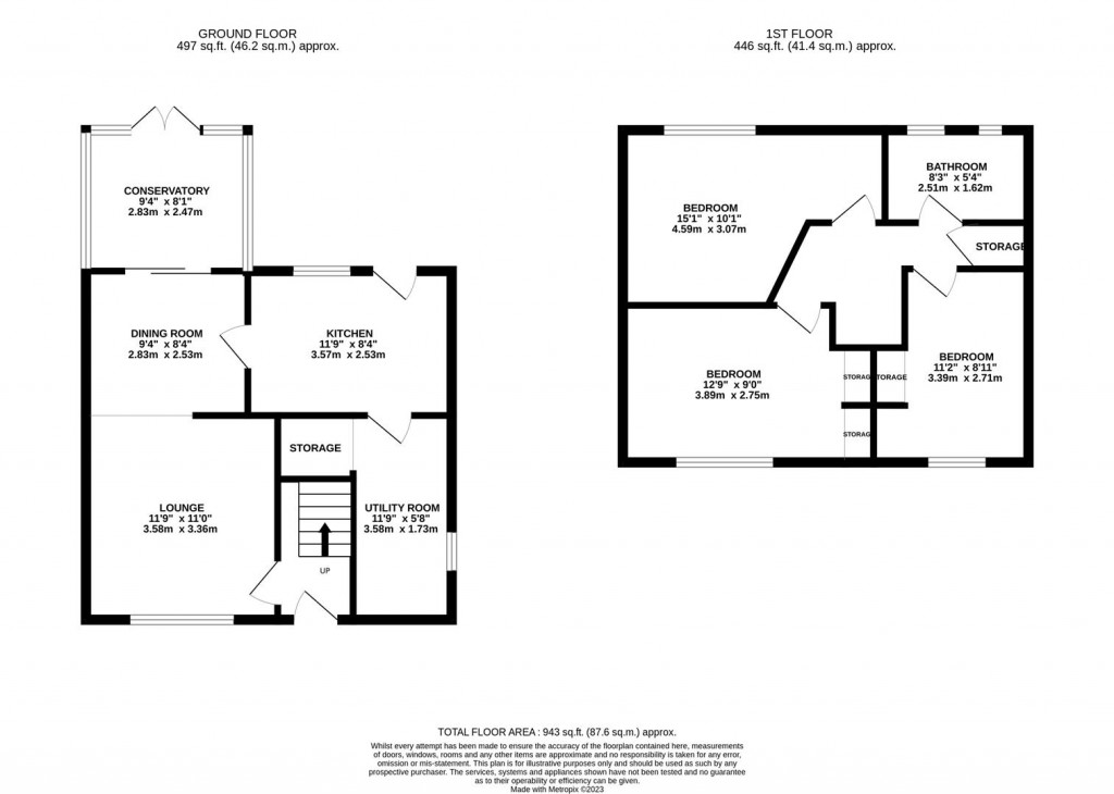 Floorplans For Berryfield Road, Cottingham, Market Harborough