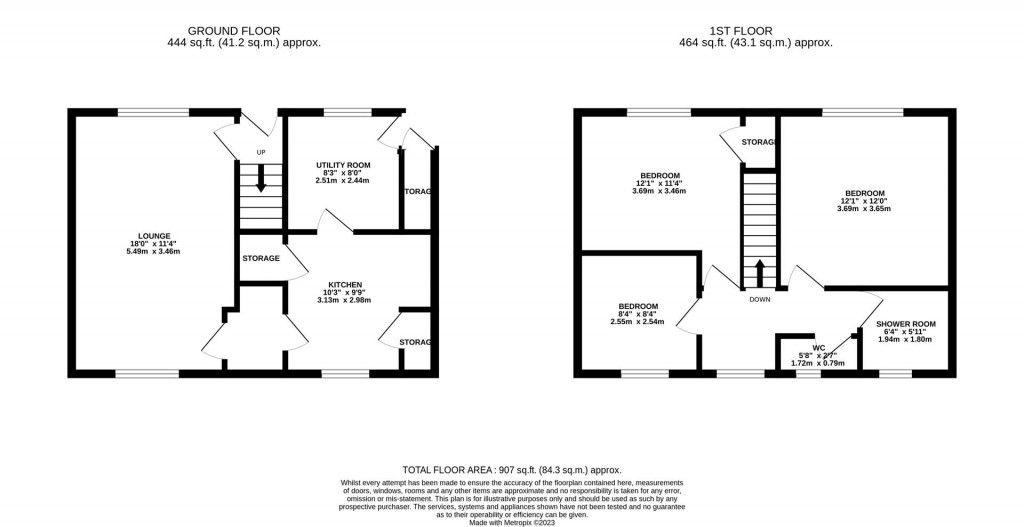 Floorplans For Toller Place, Barton Seagrave, Kettering