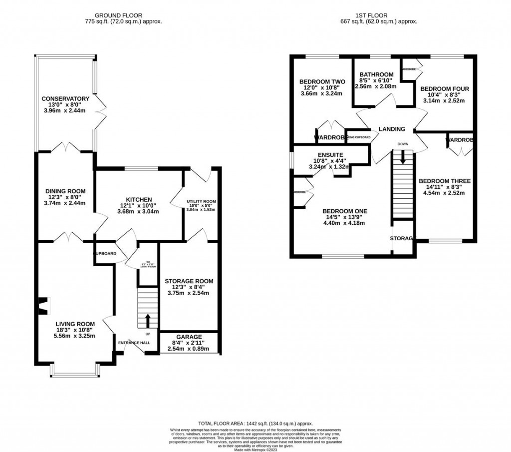 Floorplans For The Longlands, Market Harborough