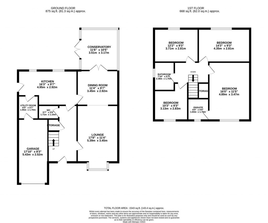 Floorplans For Moreton Avenue, Wellingborough