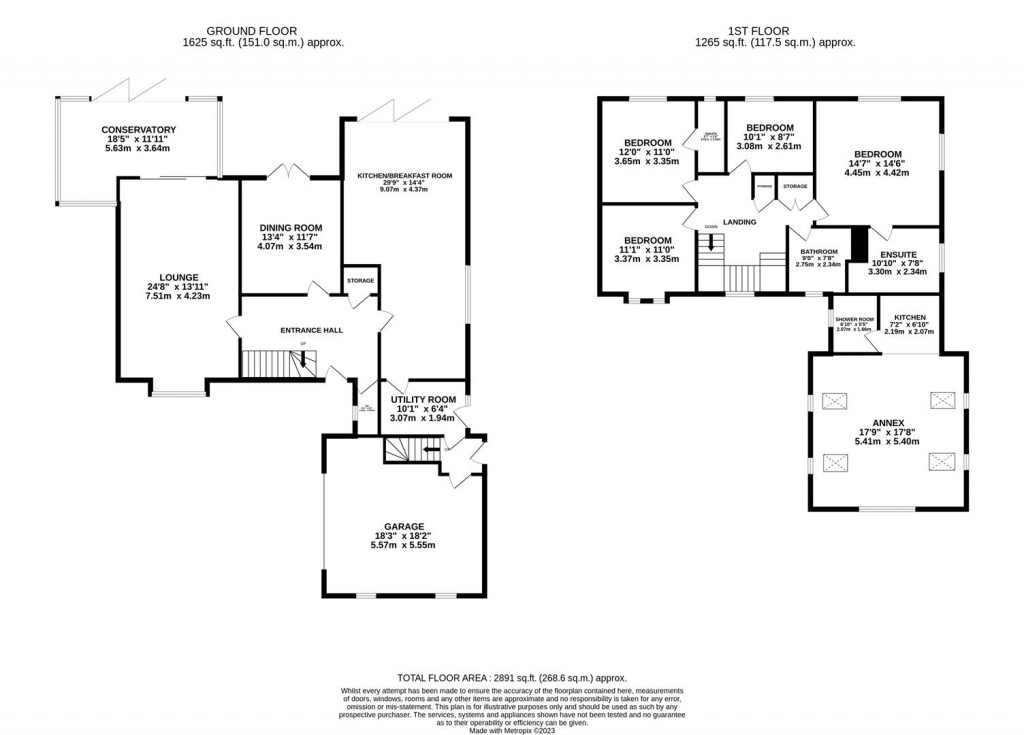 Floorplans For Wold Road, Burton Latimer