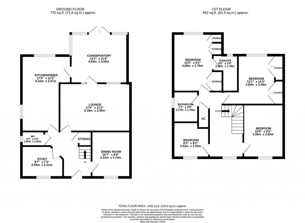 Floorplans For Maye Dicks Road, Rushden