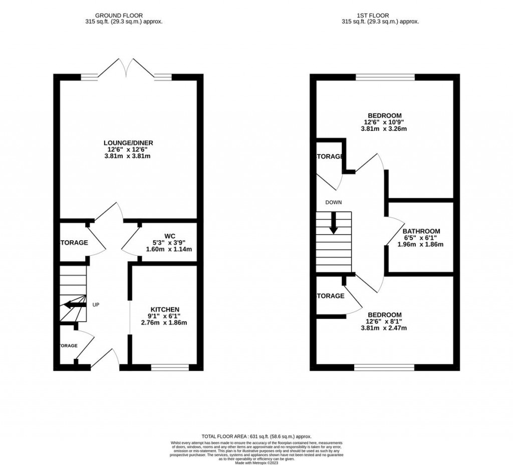 Floorplans For Henry Road, Market Harborough