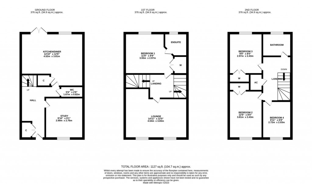 Floorplans For Jacques Road, Burton Latimer - Viewing essential!