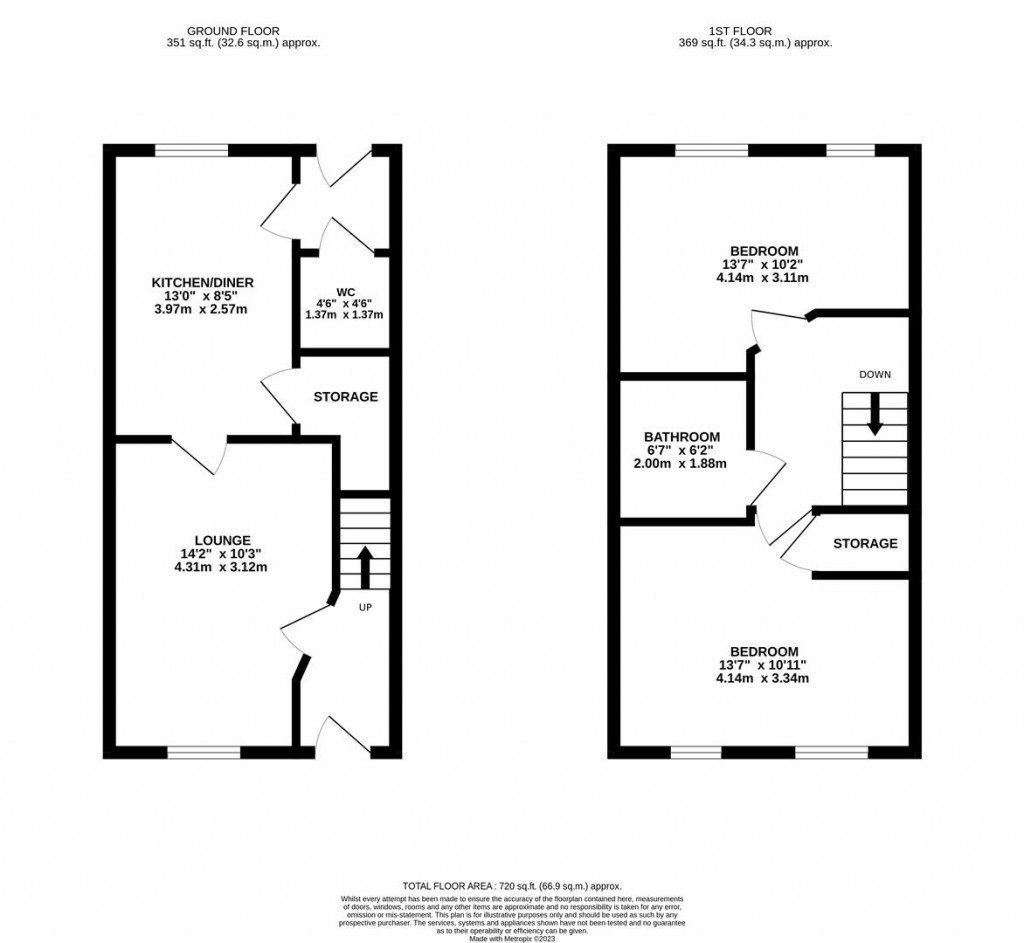Floorplans For Thurston Drive, Kettering