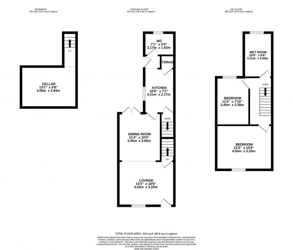 Floorplans For Lower Hester Street, Northampton