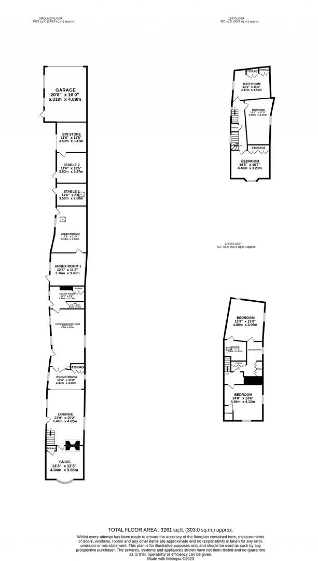 Floorplans For High Street, Gretton, Corby