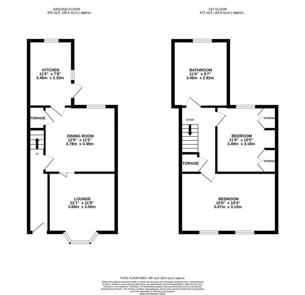 Floorplans For Mill Road, Kettering