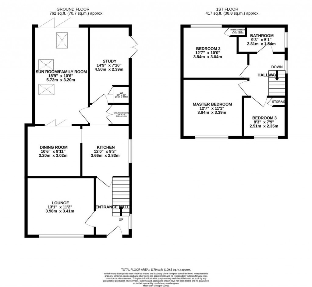 Floorplans For Elm Road, Burton Latimer