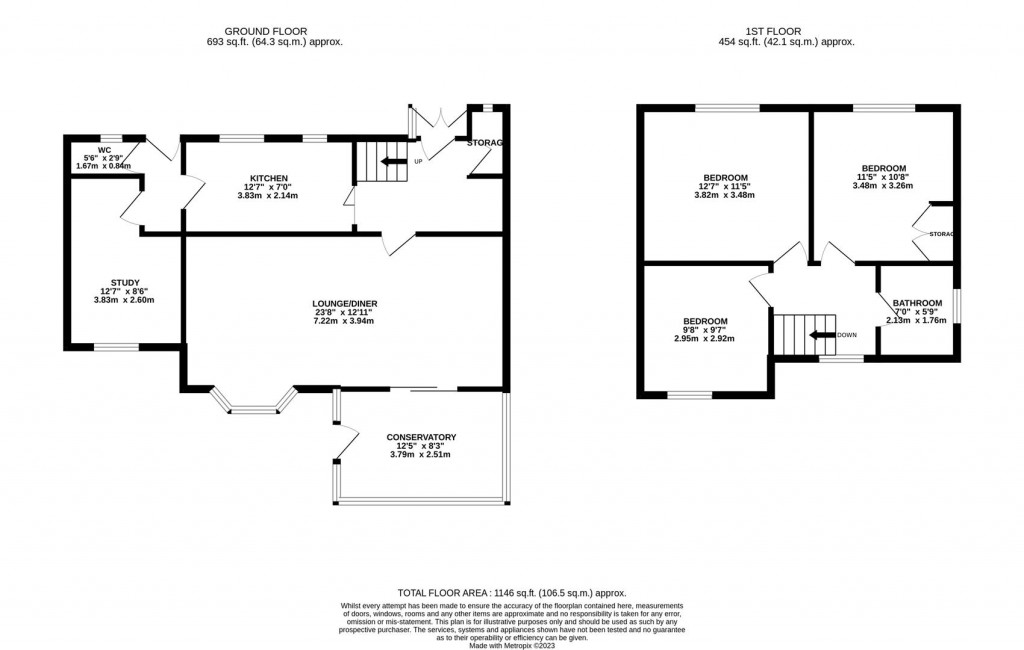 Floorplans For Anne Road, Wellingborough
