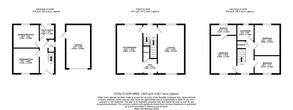 Floorplans For Foxglove Road, Desborough