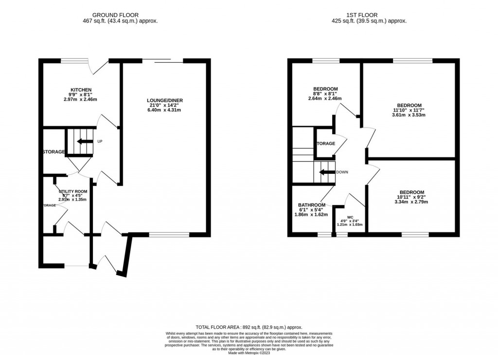 Floorplans For Dobson Walk, Corby