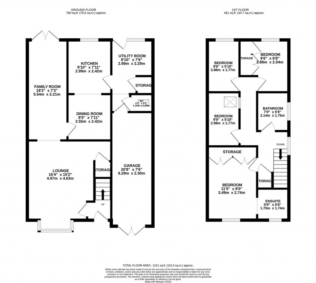 Floorplans For Kielder Court, Barton Seagrave, Kettering