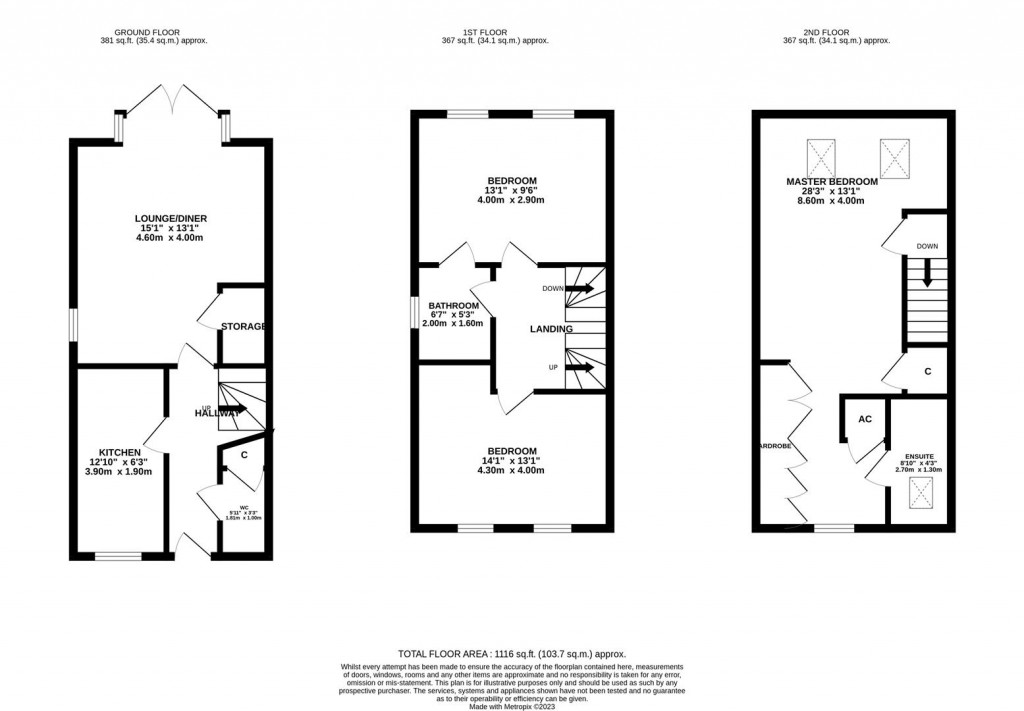 Floorplans For Pembrey Close, Burton Latimer