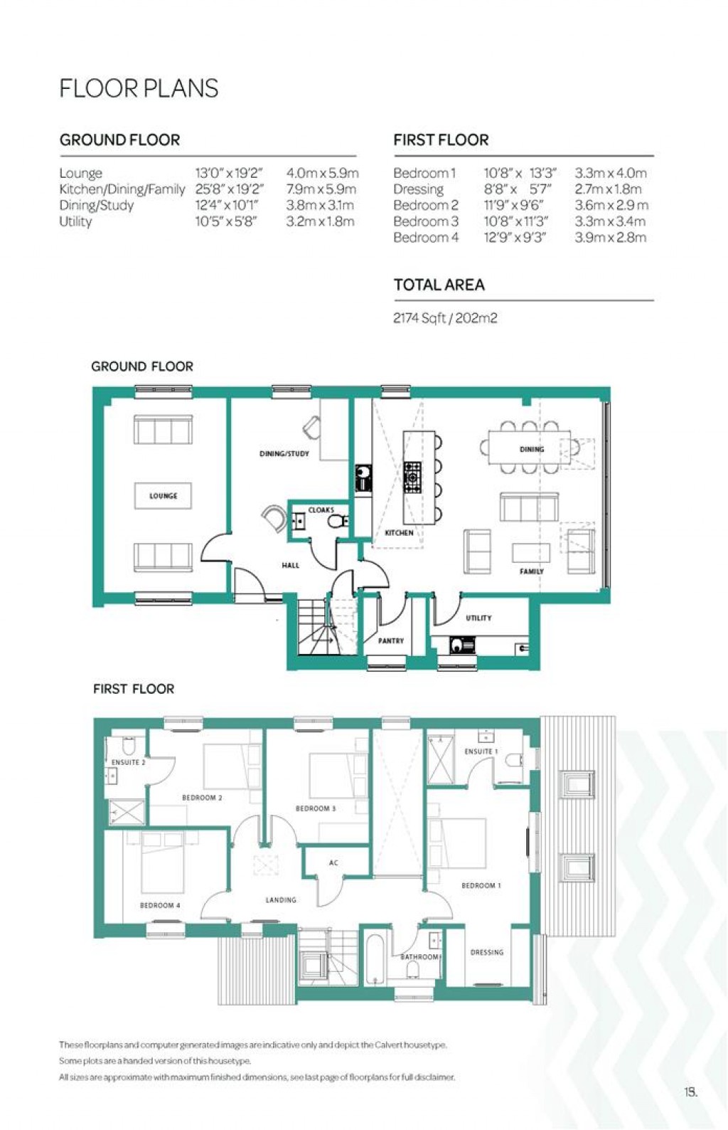 Floorplans For The Glebe, Lavendon - Viewing Essential!