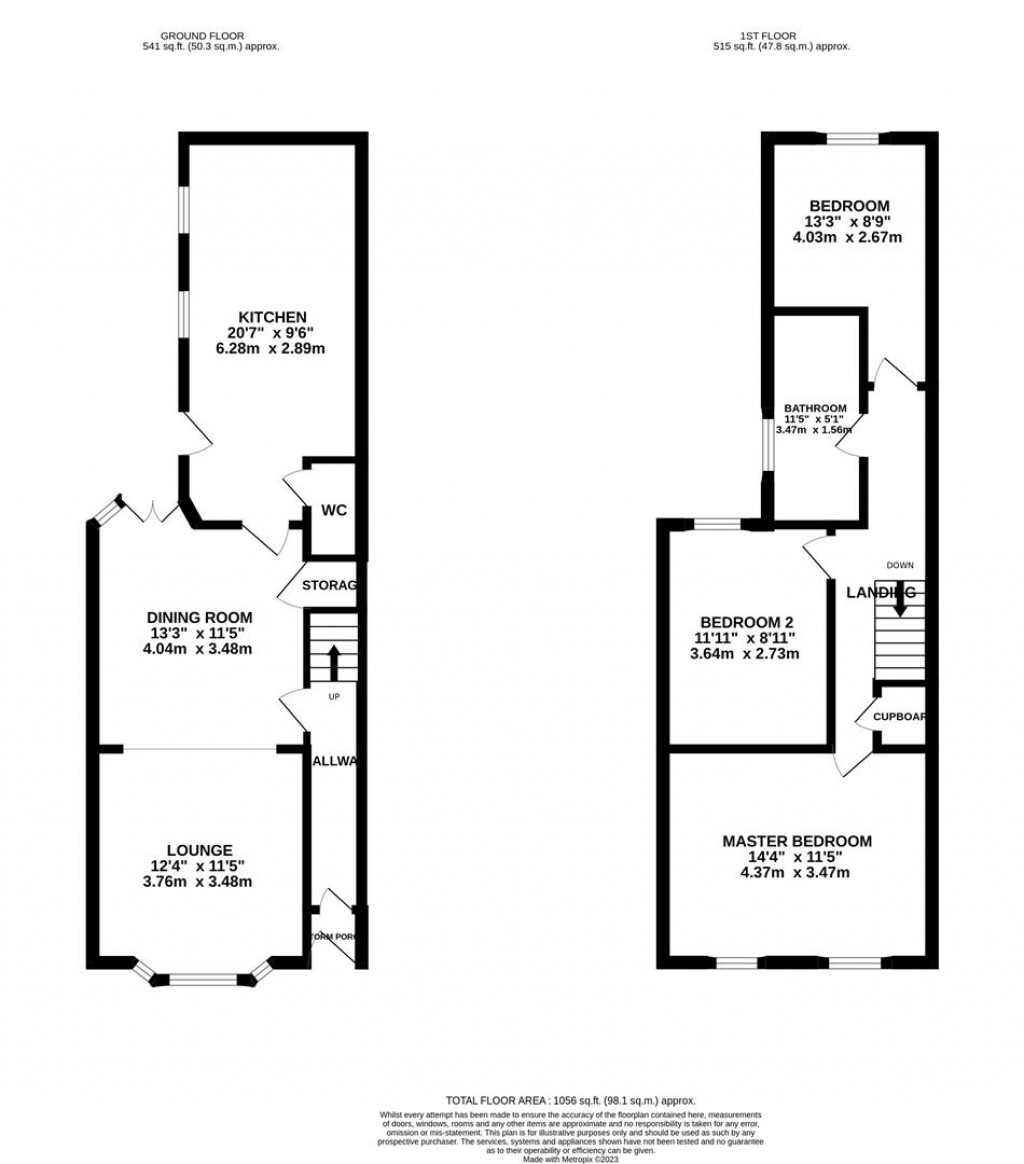 Floorplans For Kingsley Avenue, Kettering