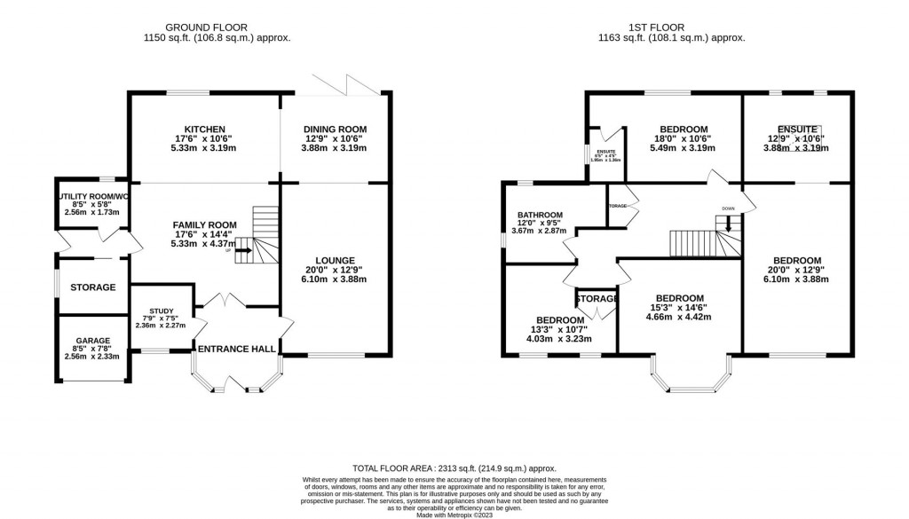 Floorplans For Harringworth Road, Gretton, Corby