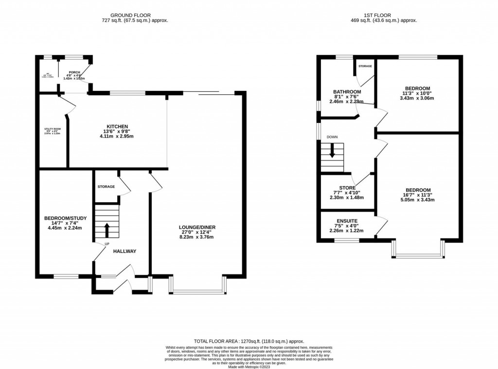 Floorplans For Cotswold Avenue, Northampton