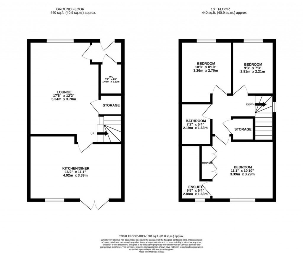 Floorplans For Berry Close, Great Bowden, Market Harborough