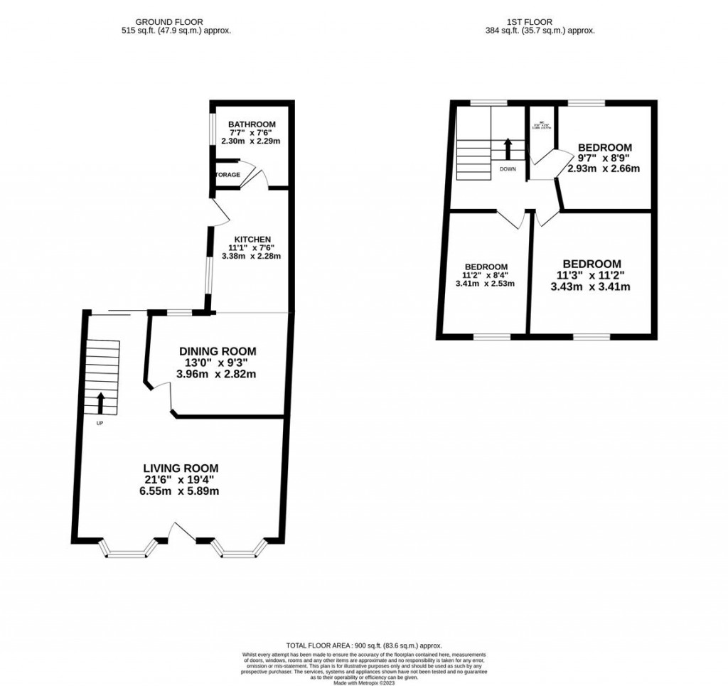 Floorplans For Church Street, Broughton, Kettering