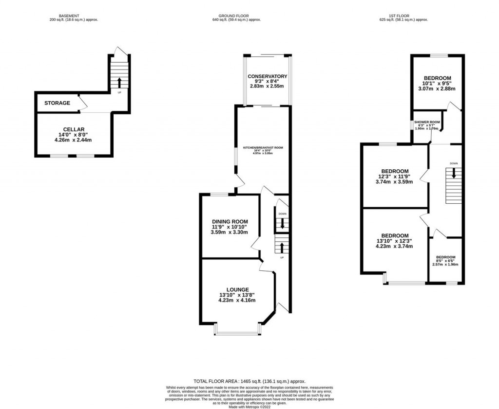 Floorplans For Castle Road, Wellingborough