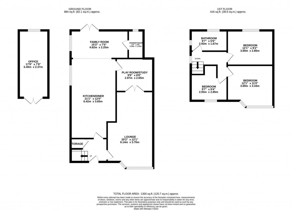 Floorplans For Greenfield Avenue, Kettering