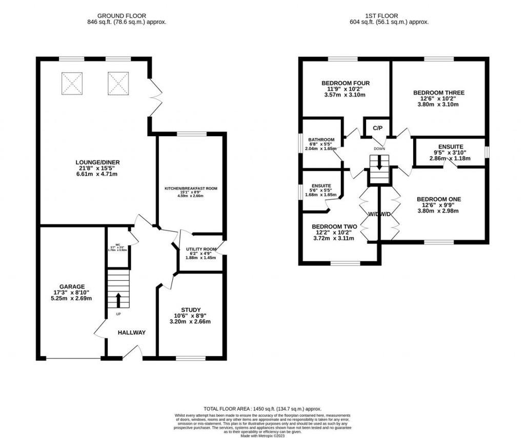 Floorplans For Thatch Meadow Drive, Market Harborough