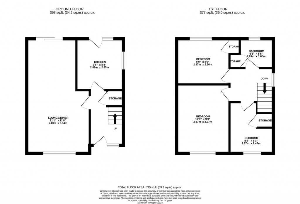 Floorplans For Deeble Road, Kettering