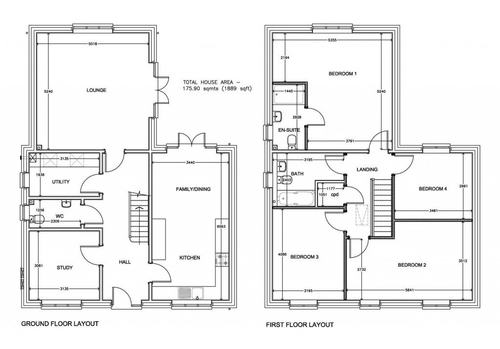 Floorplans For Britannia Road, Kettering