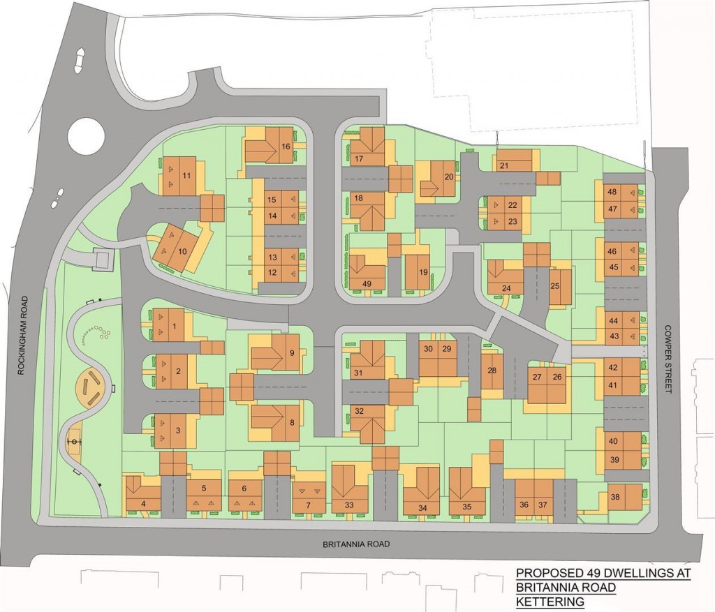 Floorplans For Britannia Road, Kettering