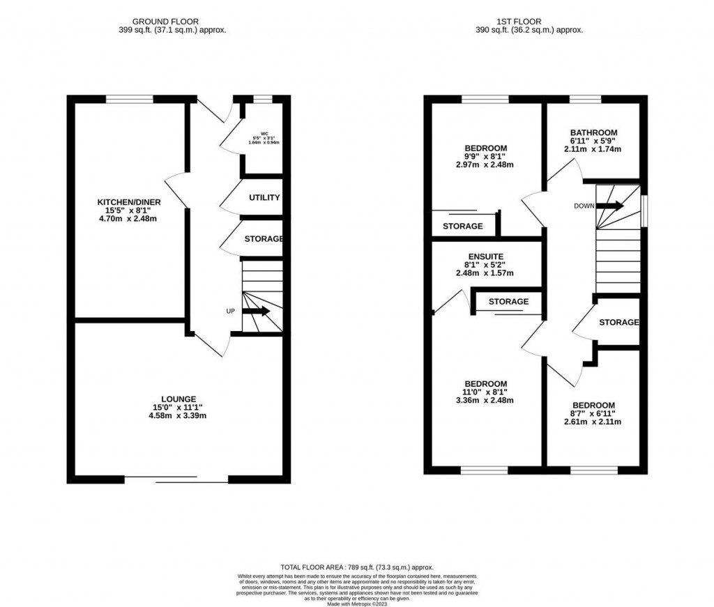 Floorplans For Thorpe Road, Earls Barton, Northampton