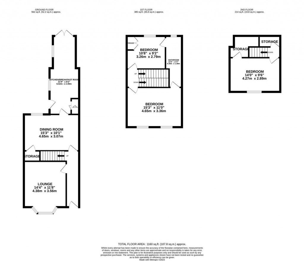 Floorplans For Rockingham Road, Kettering