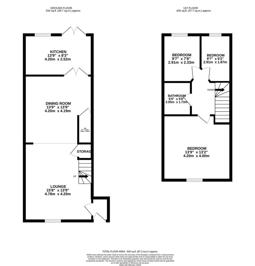 Floorplans For Ford Street, Kettering