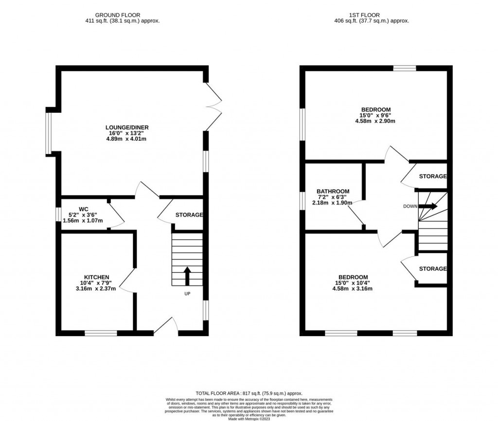 Floorplans For Gamekeepers Way, Walgrave, Northampton